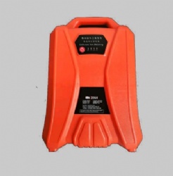 Backpack battery for lawn mower