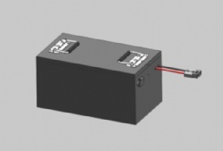 Electric motorcycle battery